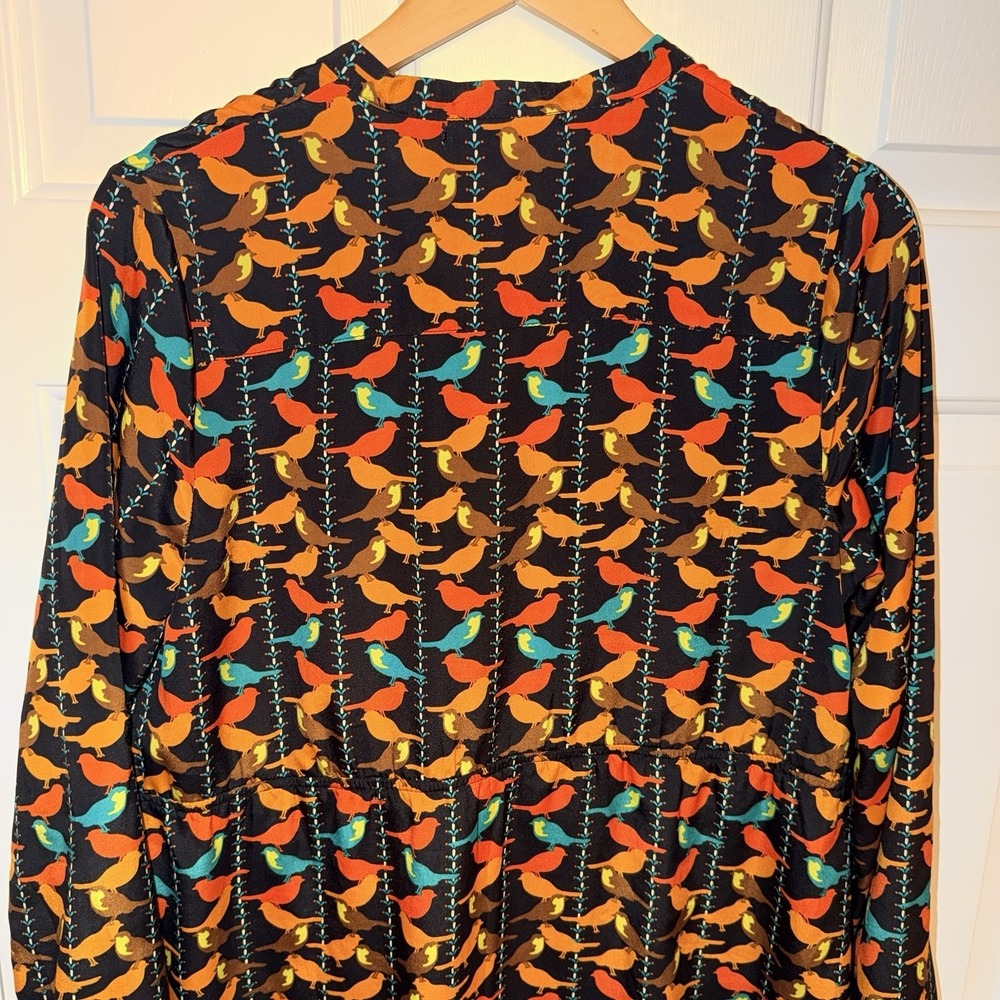 Romeo and Juliet bird dress fall colors high low mini Size Medium - Picture 8 of 9